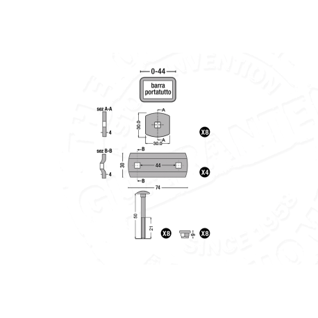 Fixations Pièces de rechange Autohome