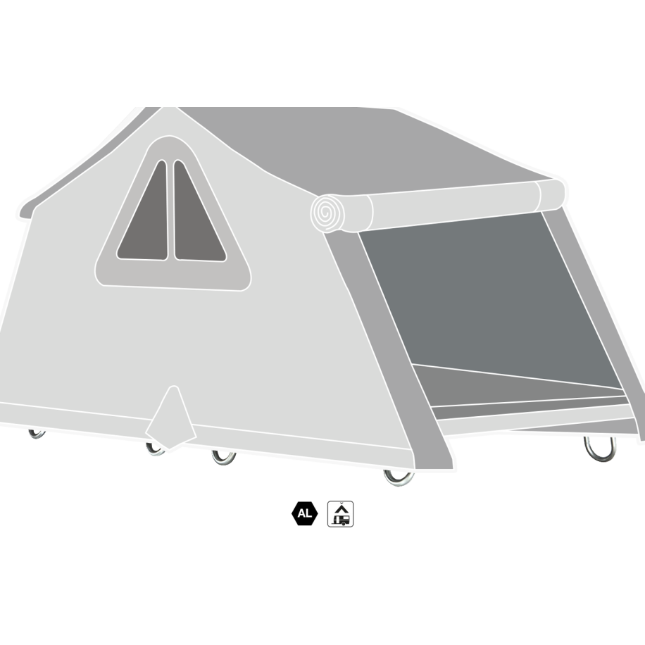 Piedini a terra Accessori Air-Camping / Overland Autohome