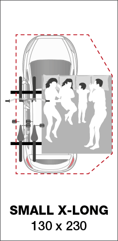 tende da tetto design in sagoma