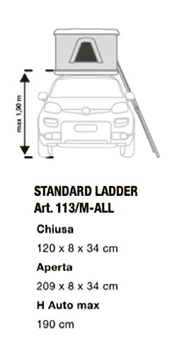 tende da tetto colorazioni standard